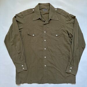 Vintage Arthur’s military overshirt lightweight work pocket shirt button up